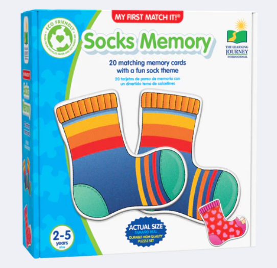 The Learning Journey My First Memory Game - Sock Match (NEW)