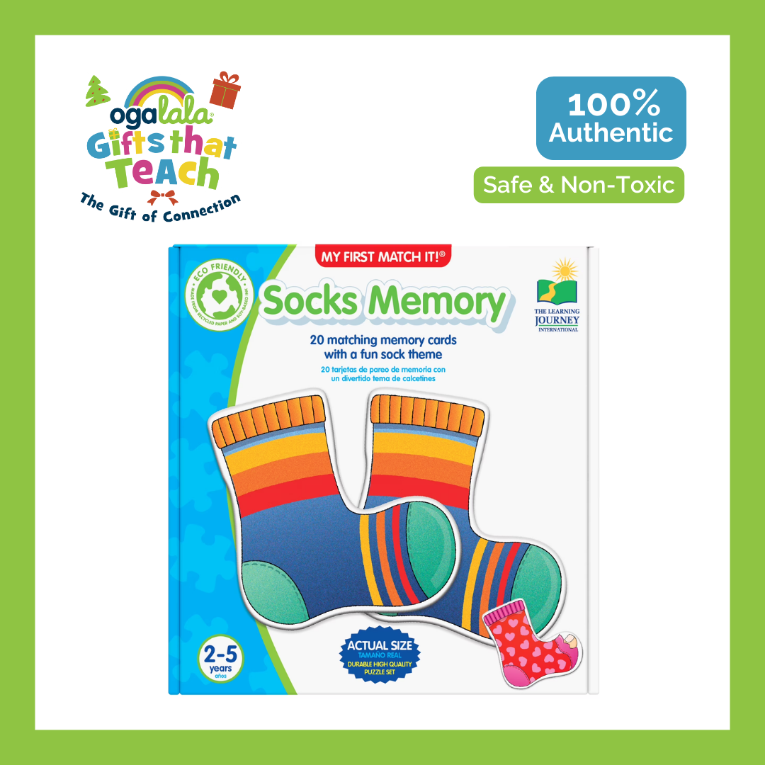 The Learning Journey My First Memory Game - Sock Match (NEW)