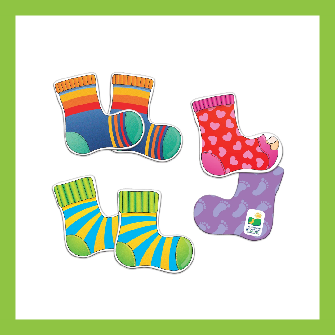 The Learning Journey My First Memory Game - Sock Match (NEW)