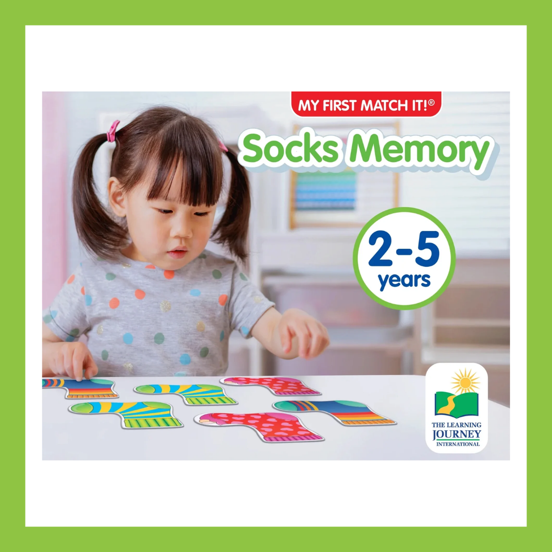 The Learning Journey My First Memory Game - Sock Match (NEW)