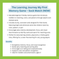 The Learning Journey My First Memory Game - Sock Match (NEW)