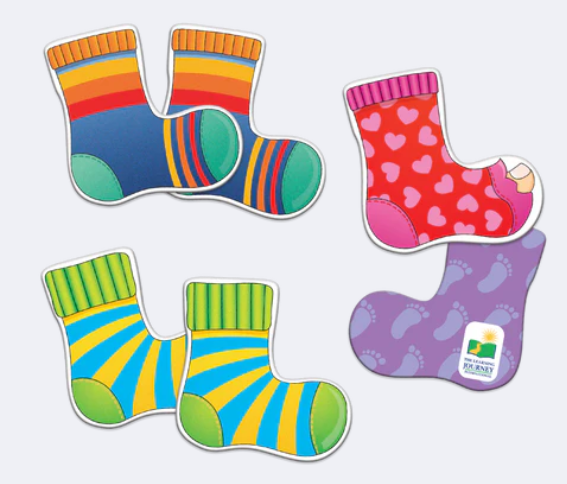 The Learning Journey My First Memory Game - Sock Match (NEW)