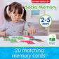 The Learning Journey My First Memory Game - Sock Match (NEW)