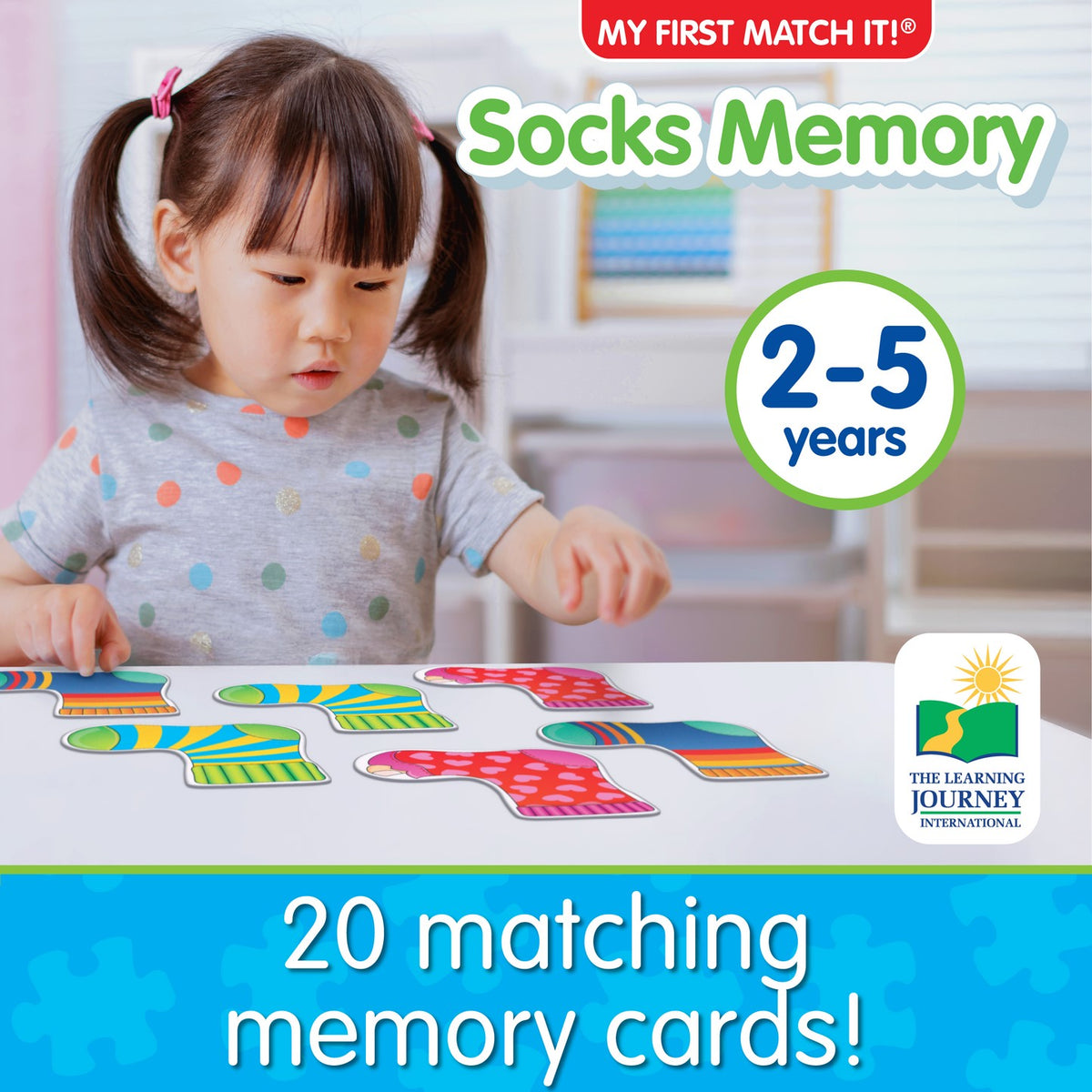 The Learning Journey My First Memory Game - Sock Match (NEW)