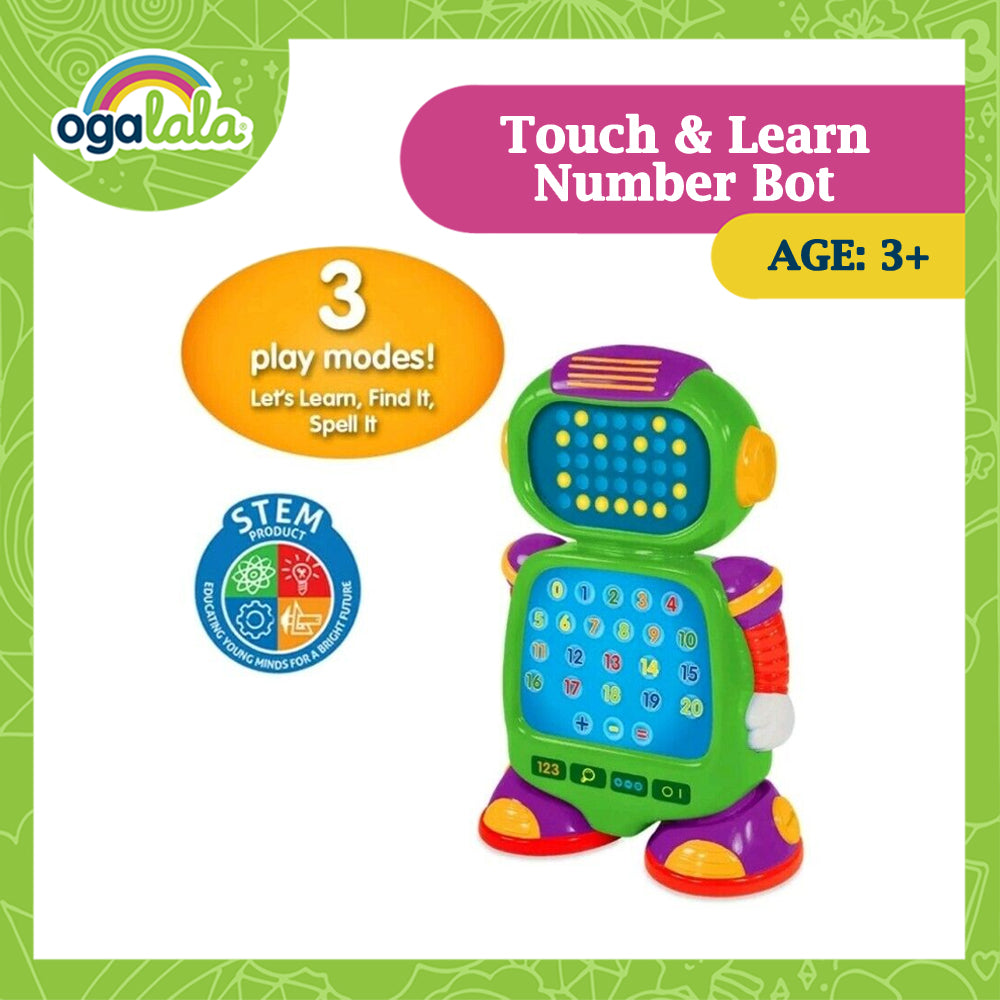 Touch & Learn Number Bot