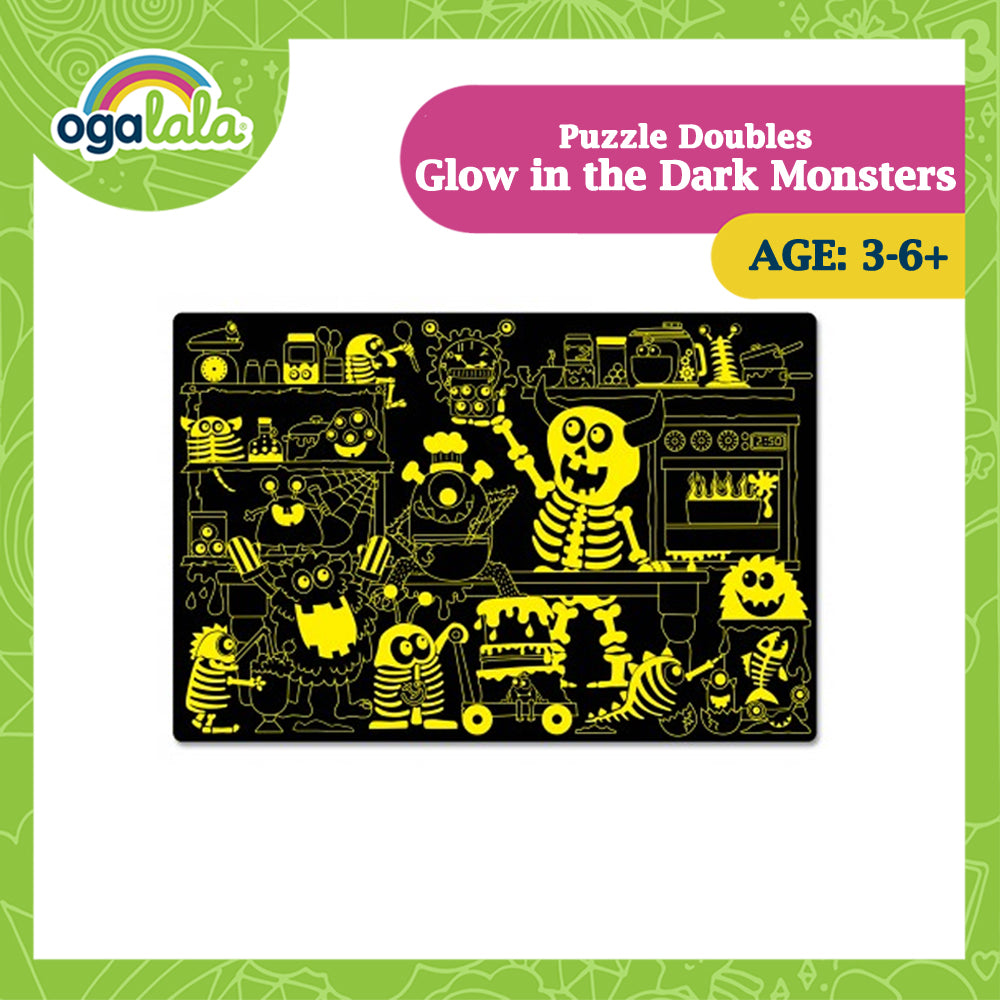 Puzzle Doubles! Glow In The Dark! Monsters