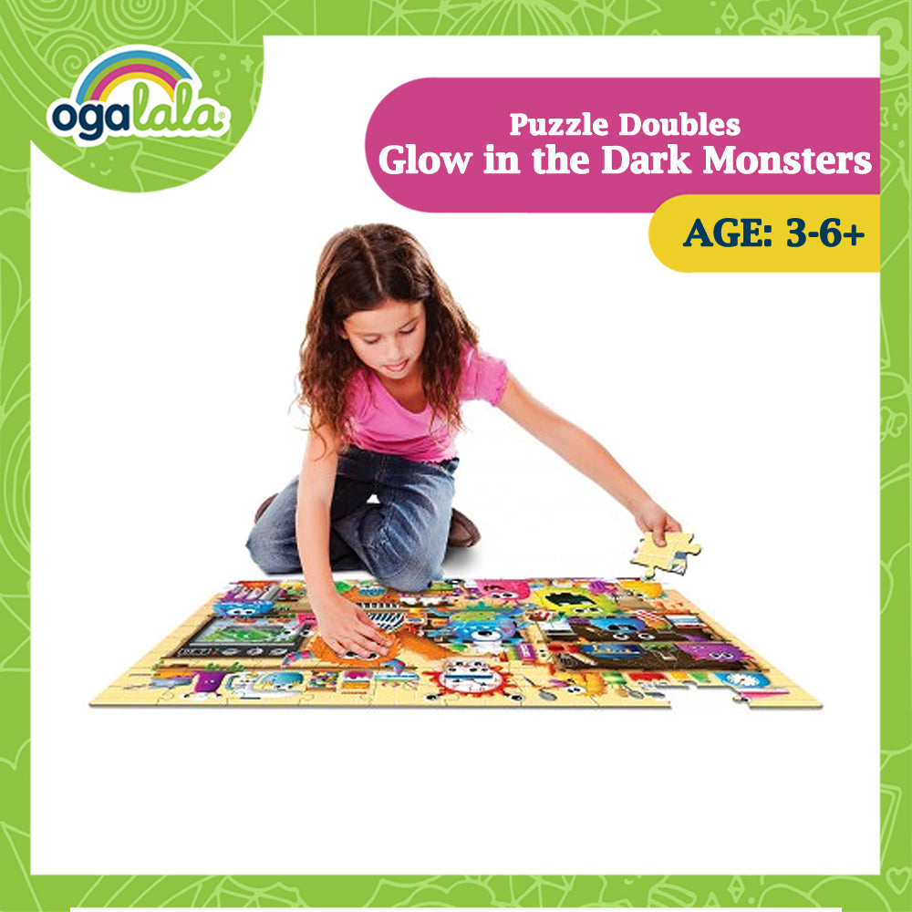 Puzzle Doubles! Glow In The Dark! Monsters