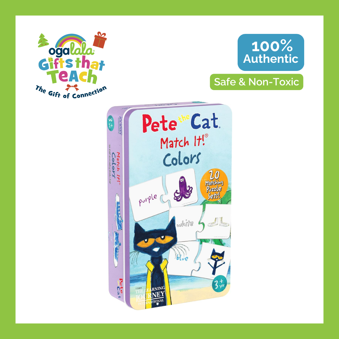 The Learning Journey Pete the Cat - Match It! Tin - Colors  (NEW)