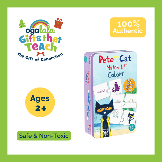 The Learning Journey Pete the Cat - Match It! Tin - Colors  (NEW)