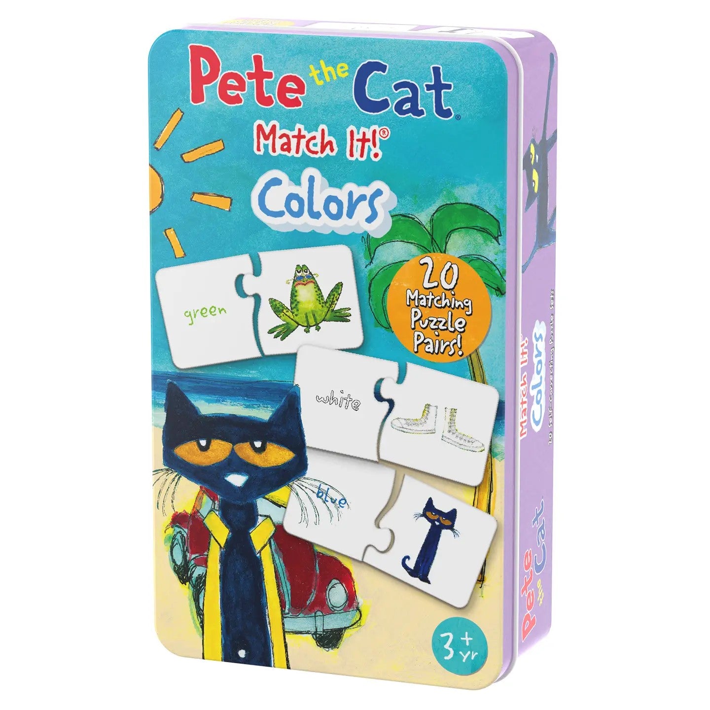 The Learning Journey Pete the Cat - Match It! Tin - Colors  (NEW)