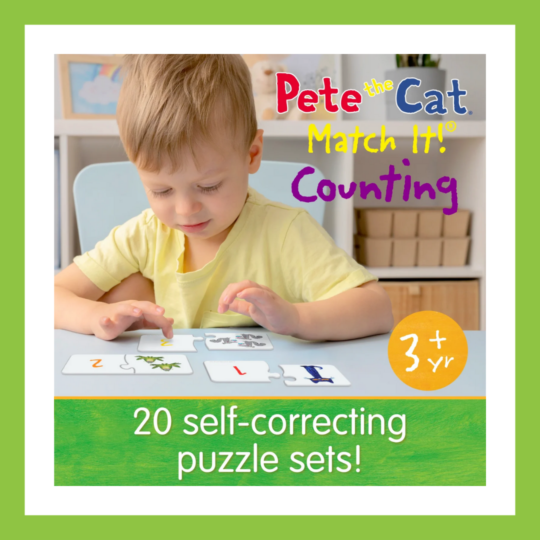 The Learning Journey Pete the Cat - Match It! Tin - Counting  (NEW)
