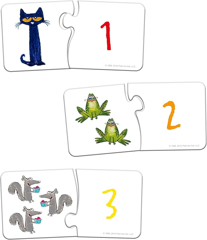 The Learning Journey Pete the Cat - Match It! Tin - Counting  (NEW)