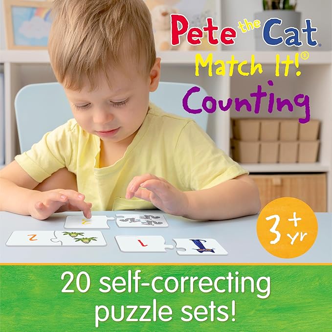 The Learning Journey Pete the Cat - Match It! Tin - Counting  (NEW)