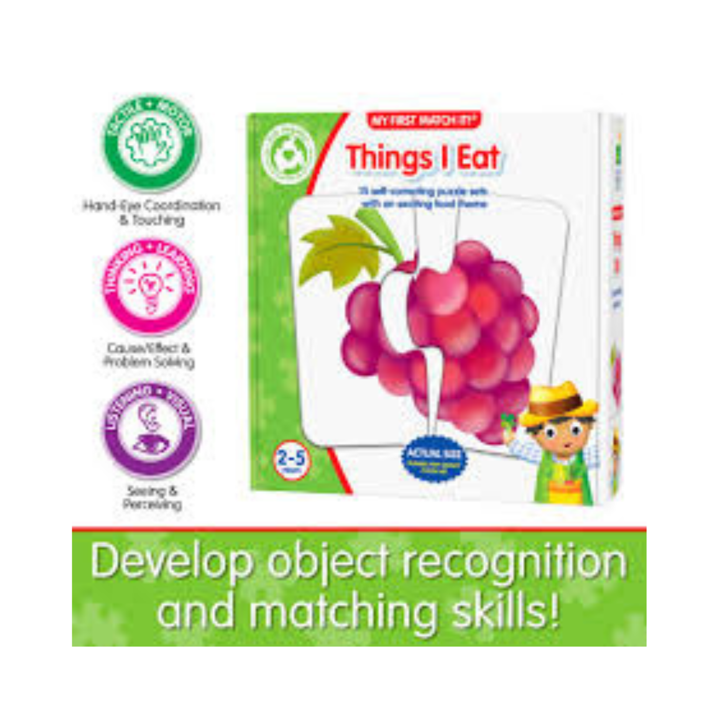 The Learning Journey  My First Match It - Things I Eat