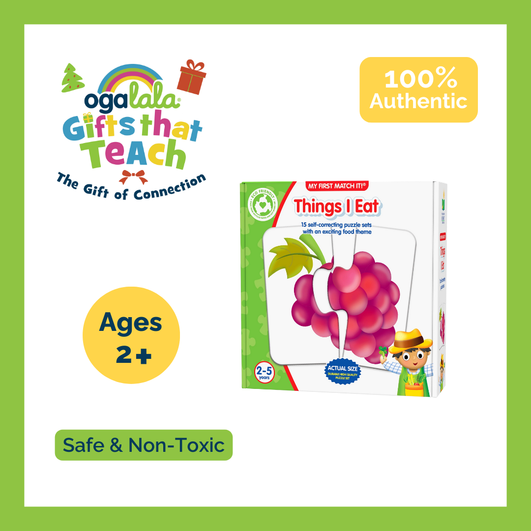 The Learning Journey  My First Match It - Things I Eat