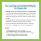 The Learning Journey  My First Match It - Things I Eat