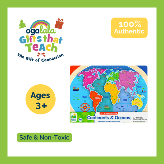 The Learning Journey Lift & Learn Continents & Oceans