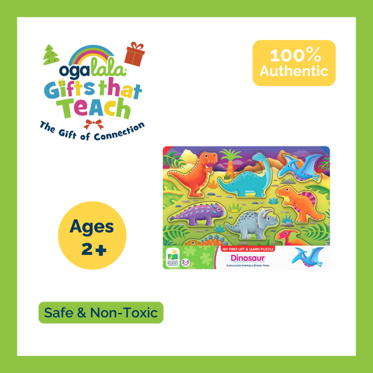 The Learning Journey My First Lift & Learn Dinosaurs Puzzle