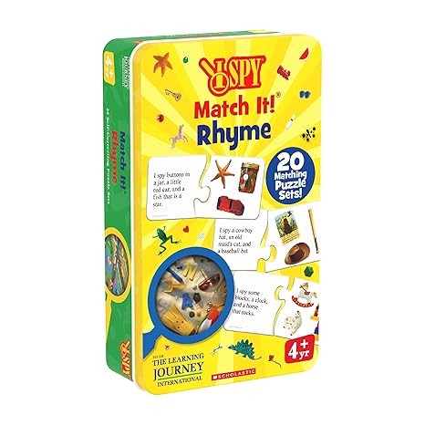 The Learning Journey I Spy - Match It! Tin - Rhyme (NEW)