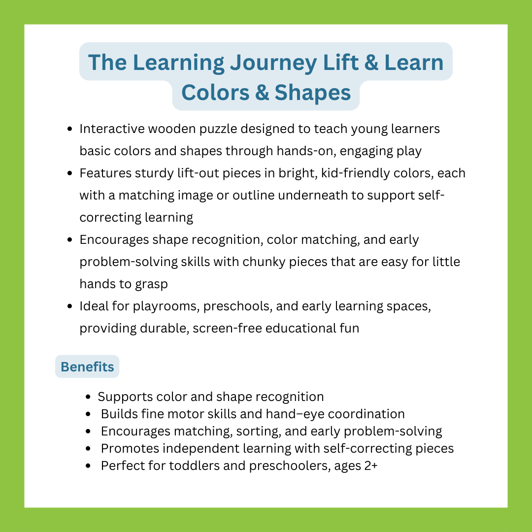 Lift & Learn Colors & Shapes