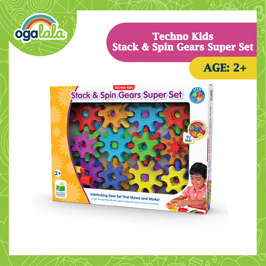 The Learning Journey Techno Kids Stack & Spin Gears