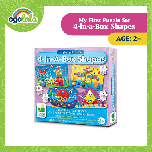 The Learning Journey My First  Puzzle Sets 4 in A Box Puzzles Shapes