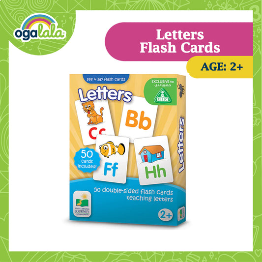 The Learning Journey Letters - Flash Card