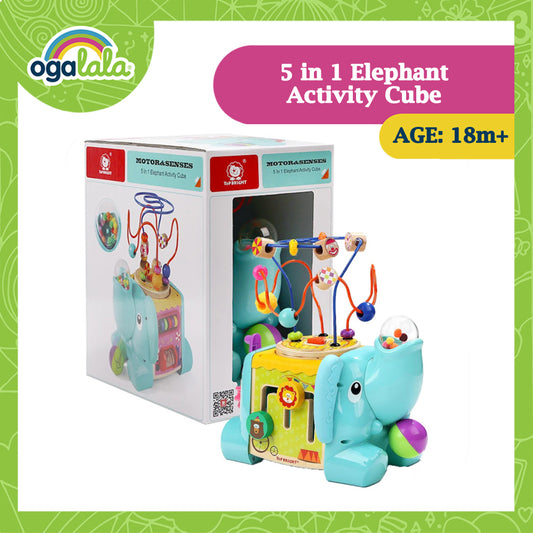 Topbright 5-in-1 Activity Cube - Elephant