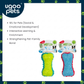 Ugoo Foam Squeaky Bone L 2 Assorted