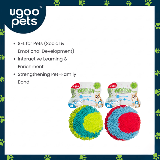 Ugoo Foam Squeaky Ball M 2 ASST