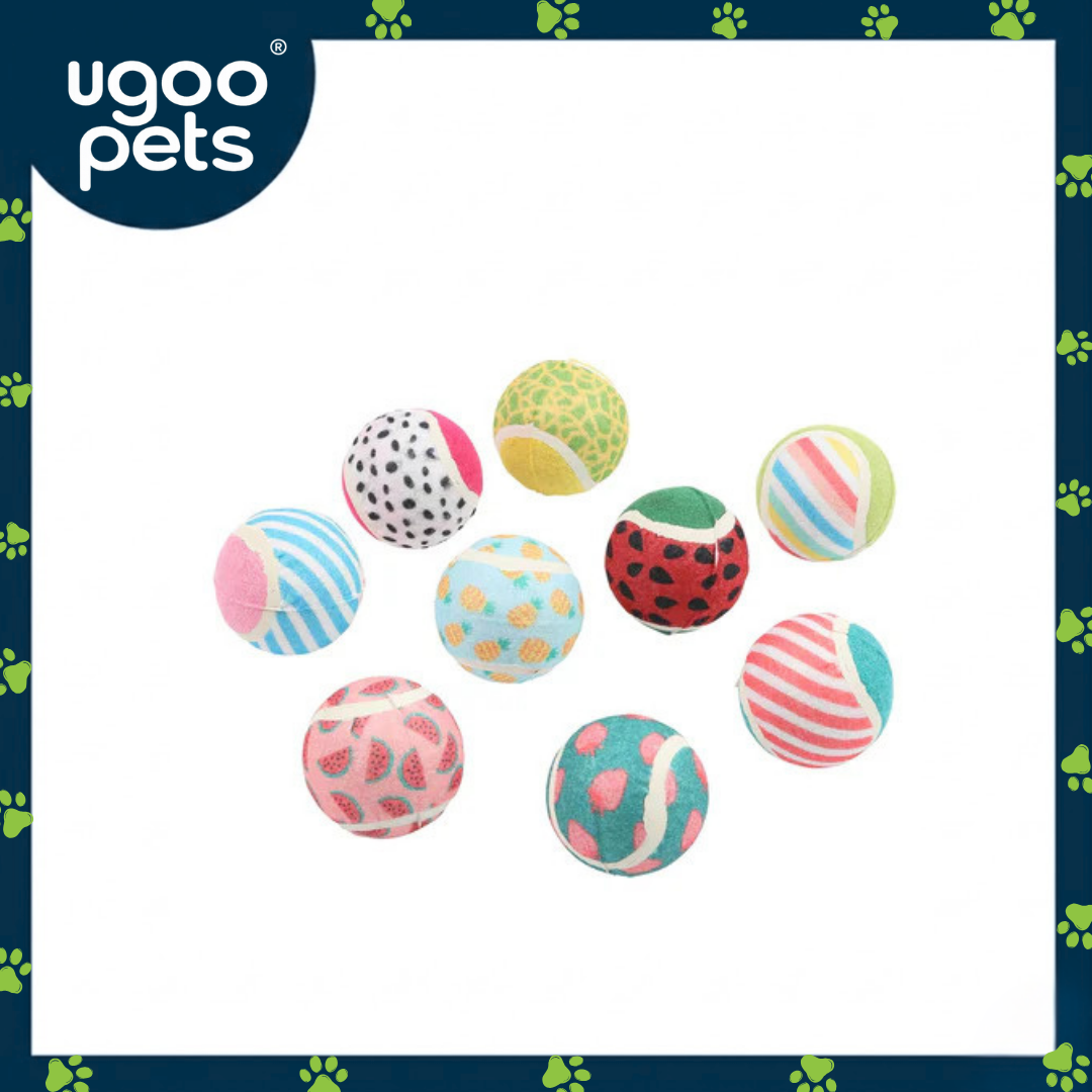 Ugoo Pattern Tennis Ball 3pk 3 Assorted