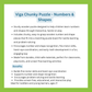 Viga Chunky Puzzle - Numbers & Shapes