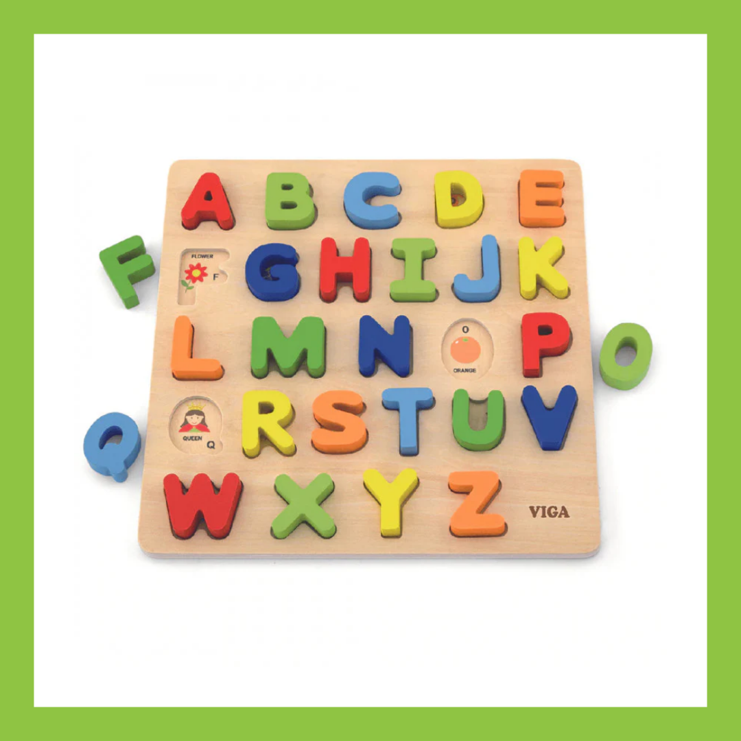 Viga Chunky Puzzle - Uppercase Alphabet