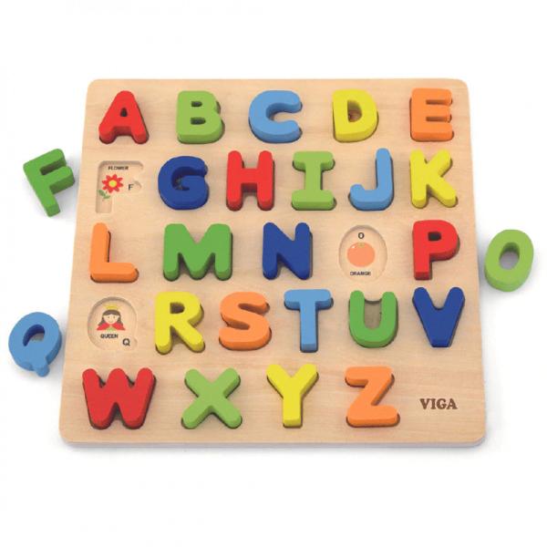 Viga Chunky Puzzle - Uppercase Alphabet