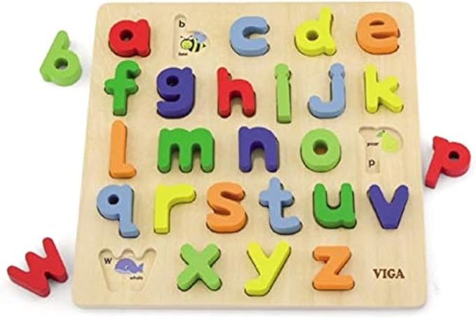 Viga Chunky Puzzle - Lowercase Alphabet