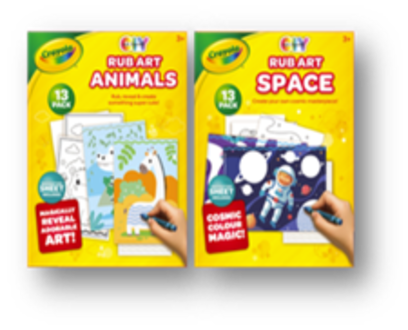 WIGSTON CRAYOLA RUB ART KITS