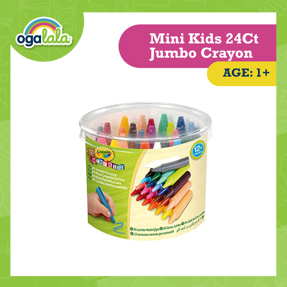 Crayola Mini Kids 24Ct Jumbo Crayon,12Pk,Asia