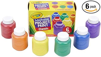 Crayola 6ct Washable Kid's Paint (Pack of 2)