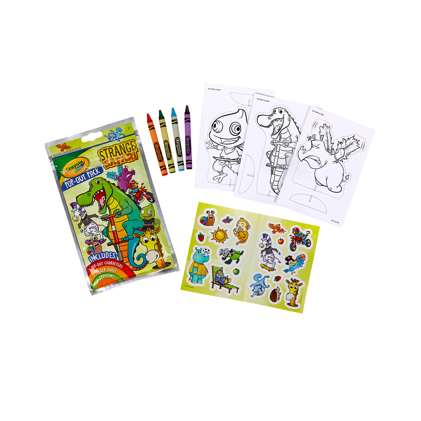Crayola Pop-out Pack - Strange Safari