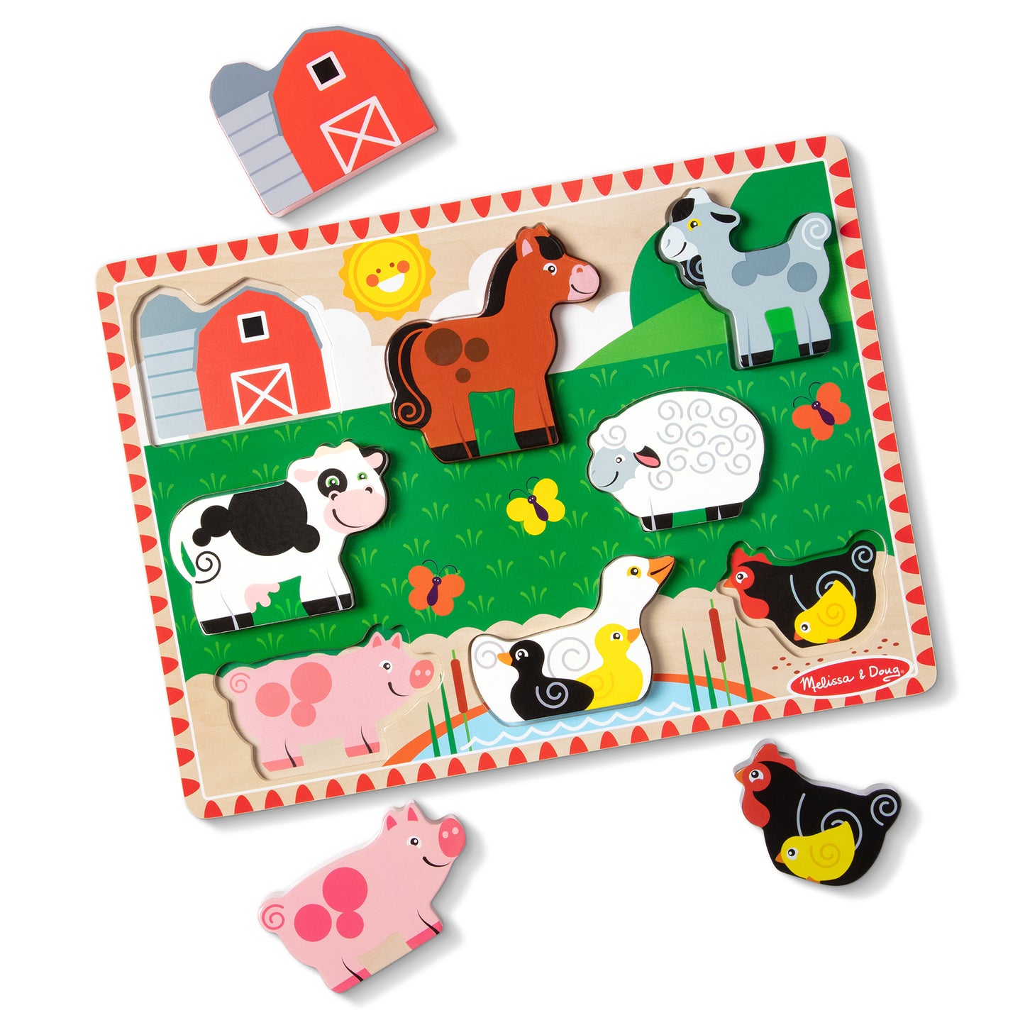 Melissa & Doug Farm Chunky Puzzle