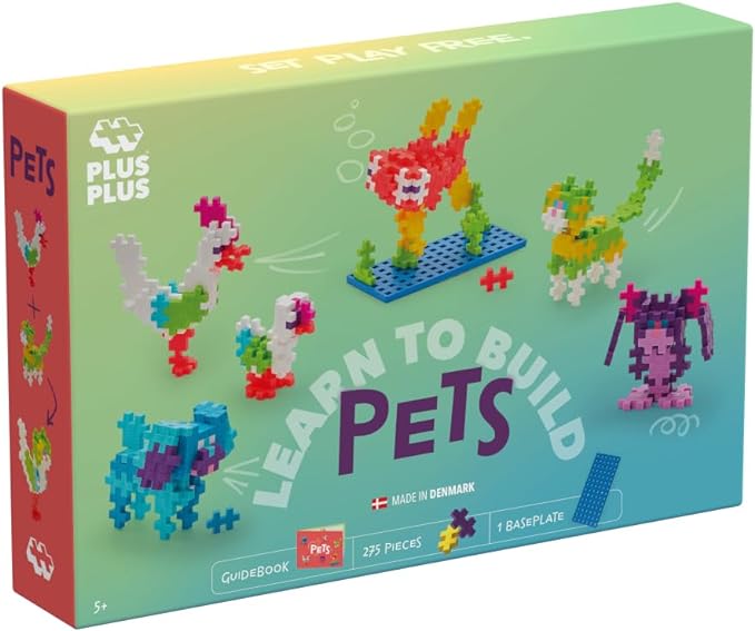 Plus-Plus Learn to Build Pets