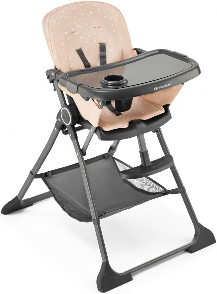 Kinderkraft Foldee Pink High Chair