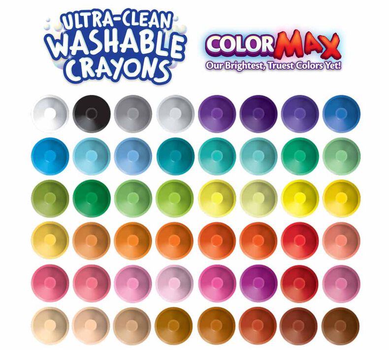 Crayola Ultra-Clean Washable Crayons - 48ct
