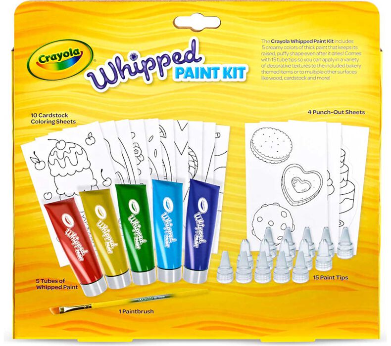 CRAYOLA WHIPPED PAINT ACTIVITY SET,8PK