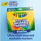 Crayola 12 ct. Ultra-Clean Washable Broadline Markers - Asstd
