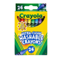 Crayola 24CT WCRY + 10CT Super Tip Washable Marker