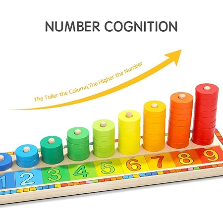 Topbright Count & Match Numbers - Rainbow