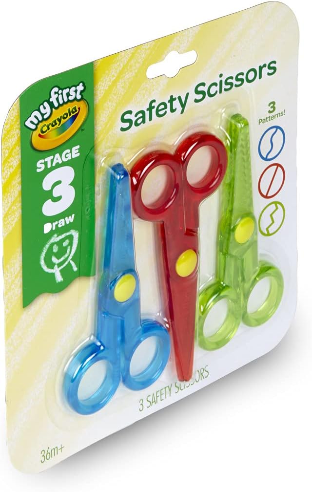 My First Crayola 3ct Safety Scissors