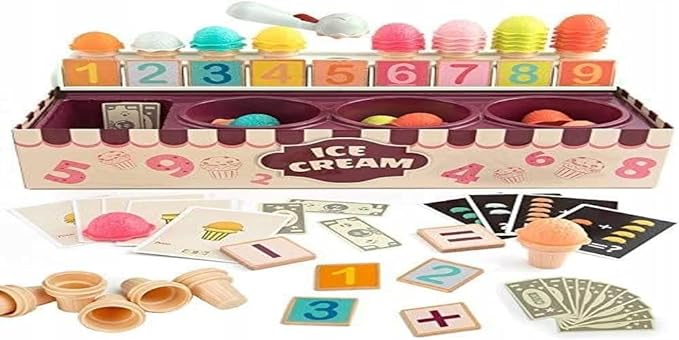 Topbright Colorful Number Cognitive Ice Cream Learning Box