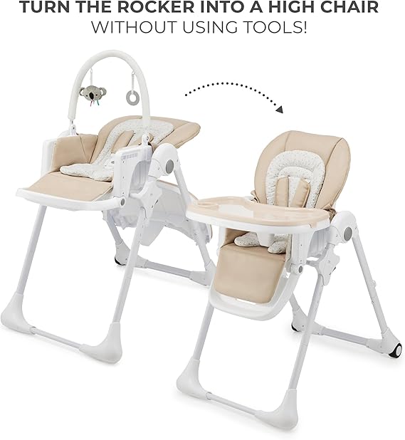 Kinderkraft Tummie Beige High Chair